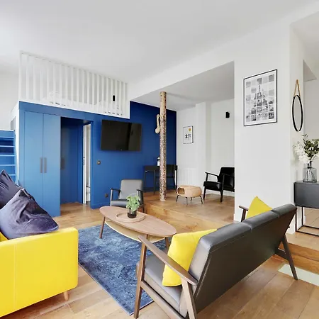 Apartment Authentic Loft - 2br 8p - Place De La Republique Paris